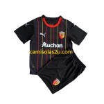 Camisolas de futebol RC Lens Criança Equipamento Alternativa 2023/24 Manga Curta